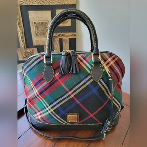 DOONEY & BOURKE TARTAN PLAID SATCHEL NWOT